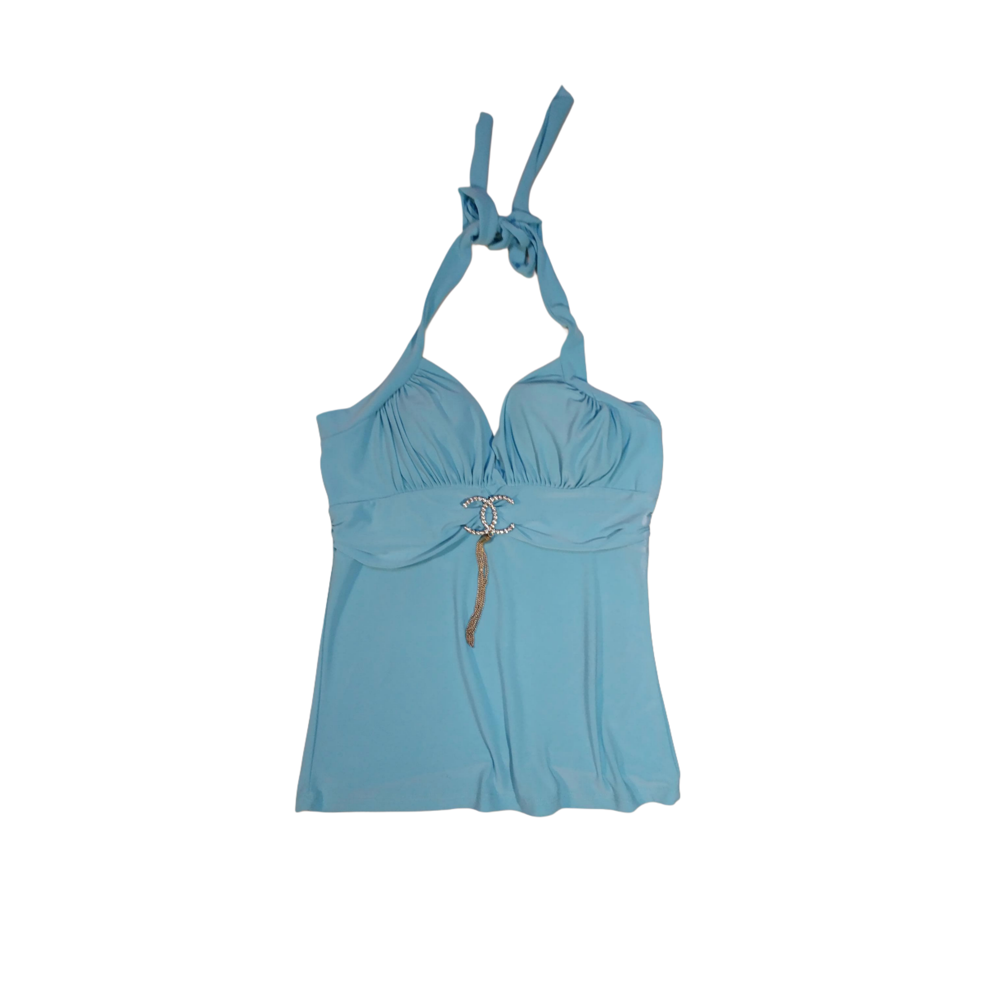 Imagen de Blusa escotada azul